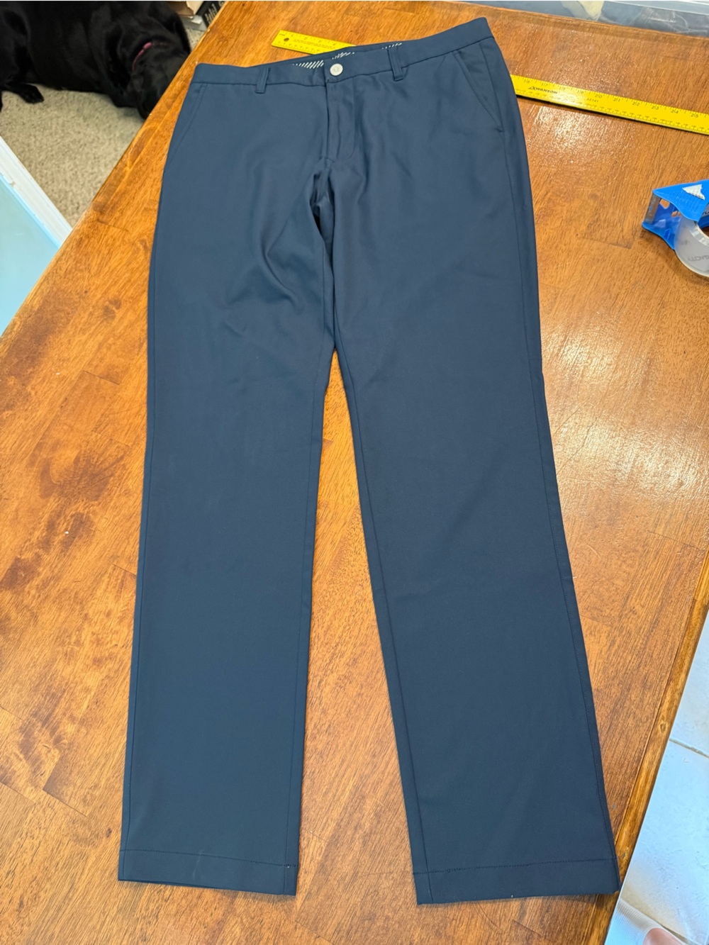 Bonobos Athletic Fit Performance Golf Pants 34x34 Navy Blue Dress Pants Chino